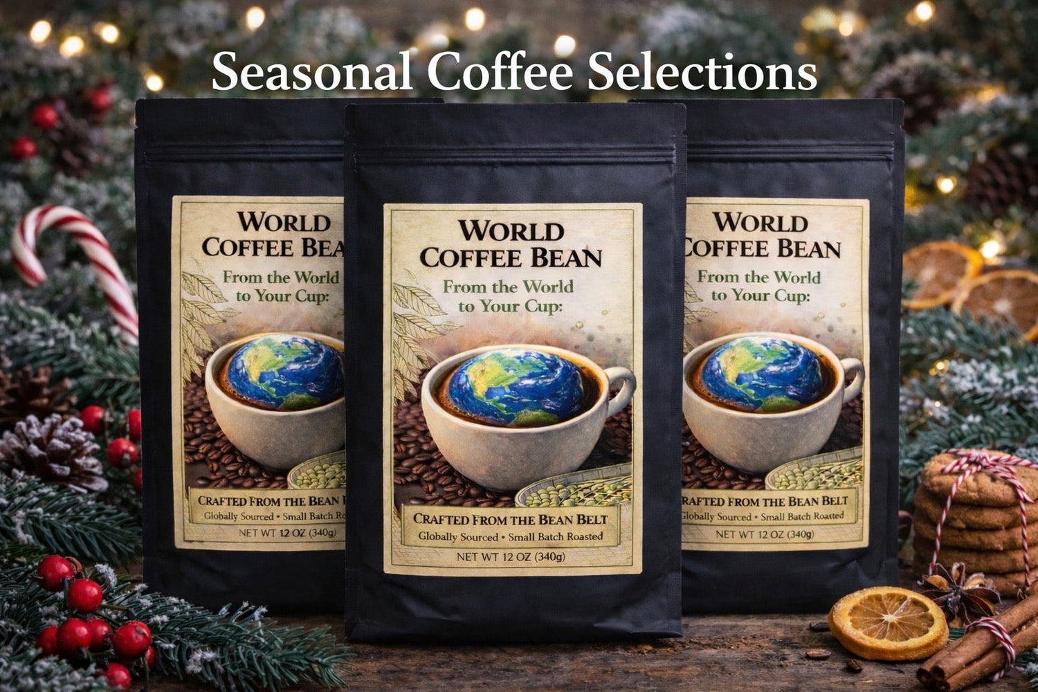 Holiday seasonal coffees