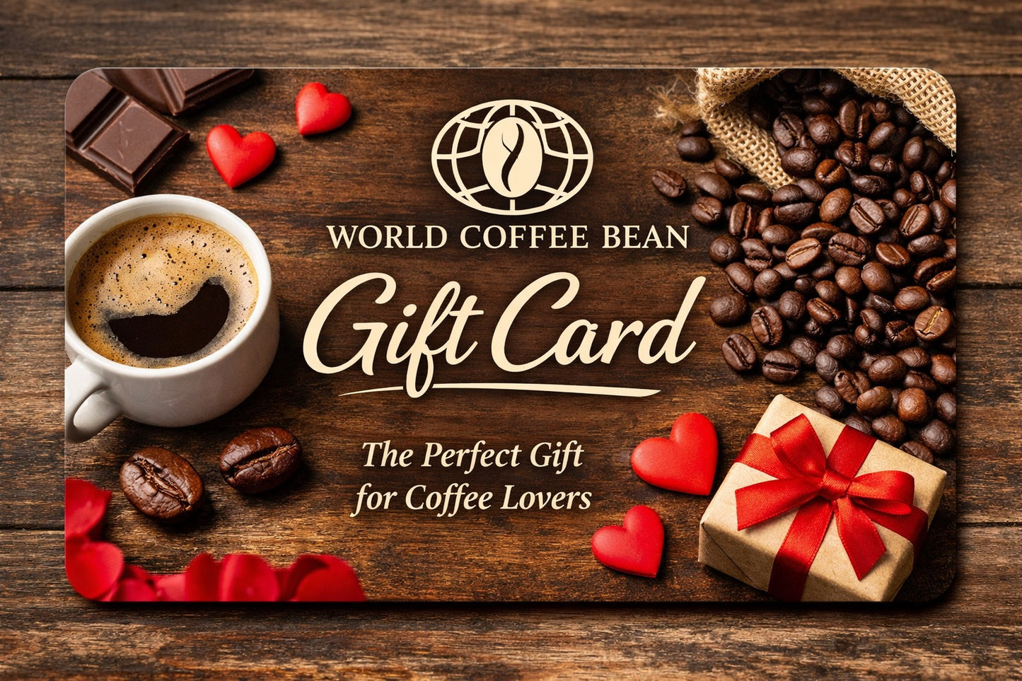 World Coffee Bean Gift Card